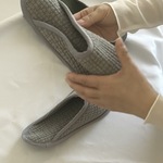 韓国ヌビスリッパ｜やわらかく軽い履き心地｜①グレー