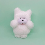 【再販】もちょねこ（しろ）  ねこ ぬいぐるみ