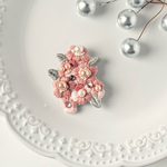 【新作】咲き誇る桜   ビーズ刺繍ブローチ