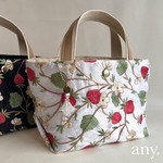 new✨インド刺繍生地 お散歩ミニトートbag♡⑫  トートバッグ ミニトート　舟形トート