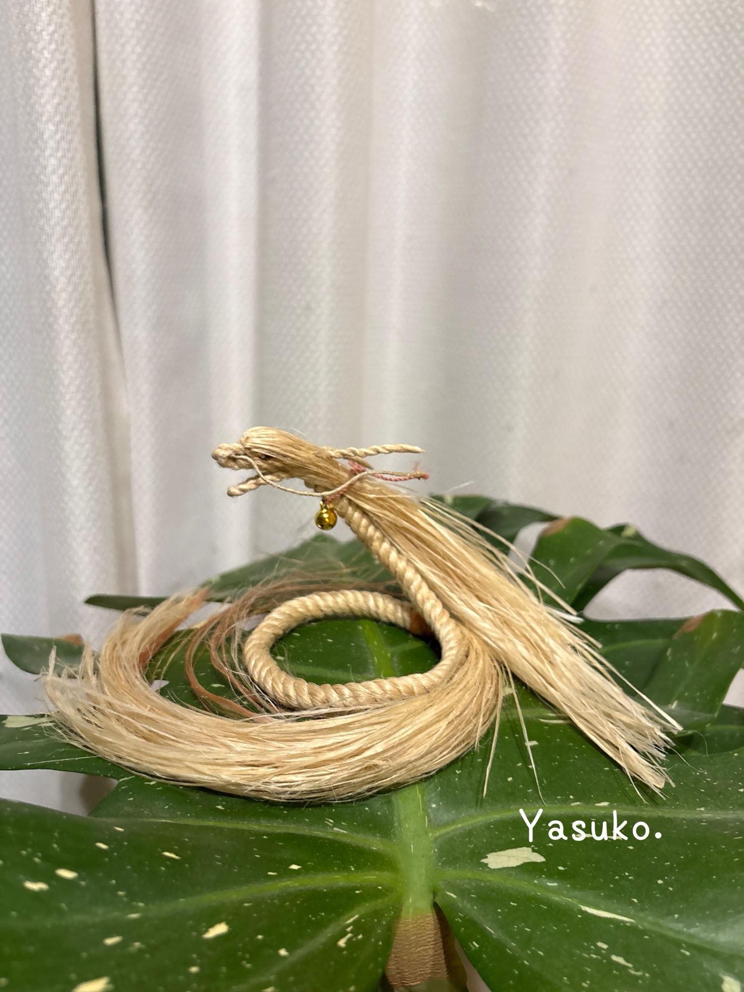 精麻の二重叶結びイヤリング・ピアス※お選び下さい - パステル画♡精麻 
