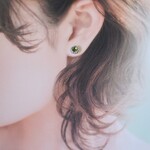 キノコちゃん A　K14GFピアス❀