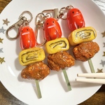 お弁当の定番 キーホルダー   /  タコさんウィンナー 卵焼き 唐揚げ