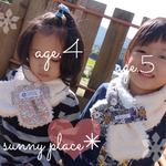 天使のぬくもり♡ふわとろリバティのキッズマフラー