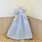 1/6ドール　エンパイア風ドレス　水色