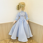 1/6ドール　セットアップドレス　水色