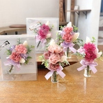 ＊3日内発送＊母の日ギフト[カーネーションのミニ花束ボトル]カラー3種/フェイクウォーター/プリザーブドフラワー