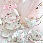 桜のアフタヌーンティーセット