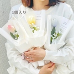 韓国っぽ♡1輪花束/送別　卒業　入学　ホワイトデー/アーティフィシャルフラワー