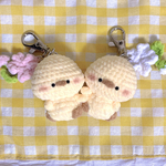 てつなぎひよこ編みぐるみ🌸春待ち桜モチーフ