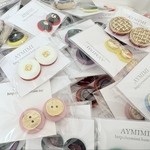 buttons cabochonボタン　カボション　パーツ　100ペアセット　デコパーツ　ヴィンテージ　ボタンセット　ボタンまとめ売り　まとめ売り