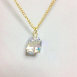 クリスタルオーロラ✨キューブネックレス