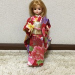 リカちゃんの着物〔赤〕