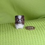 ちびちびポメラニアン トライカラー パピー羊毛フェルト