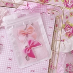 アクリルキーホルダー🎀🎀サテンリボン2色