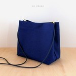 帆布11号ショルダーバッグmini 花紺
