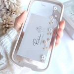 【シンプルに華やぐ】カフェカラー　iPhoneケース