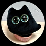 おばけネコBIG まん丸ブラック