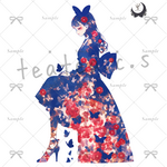 【V92】teatea.オリジナル 人物ステッカー