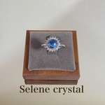 ♦︎新入荷♦︎   ラブラドライト　リング　S925     指輪　　　天然石リング　Selene crystal