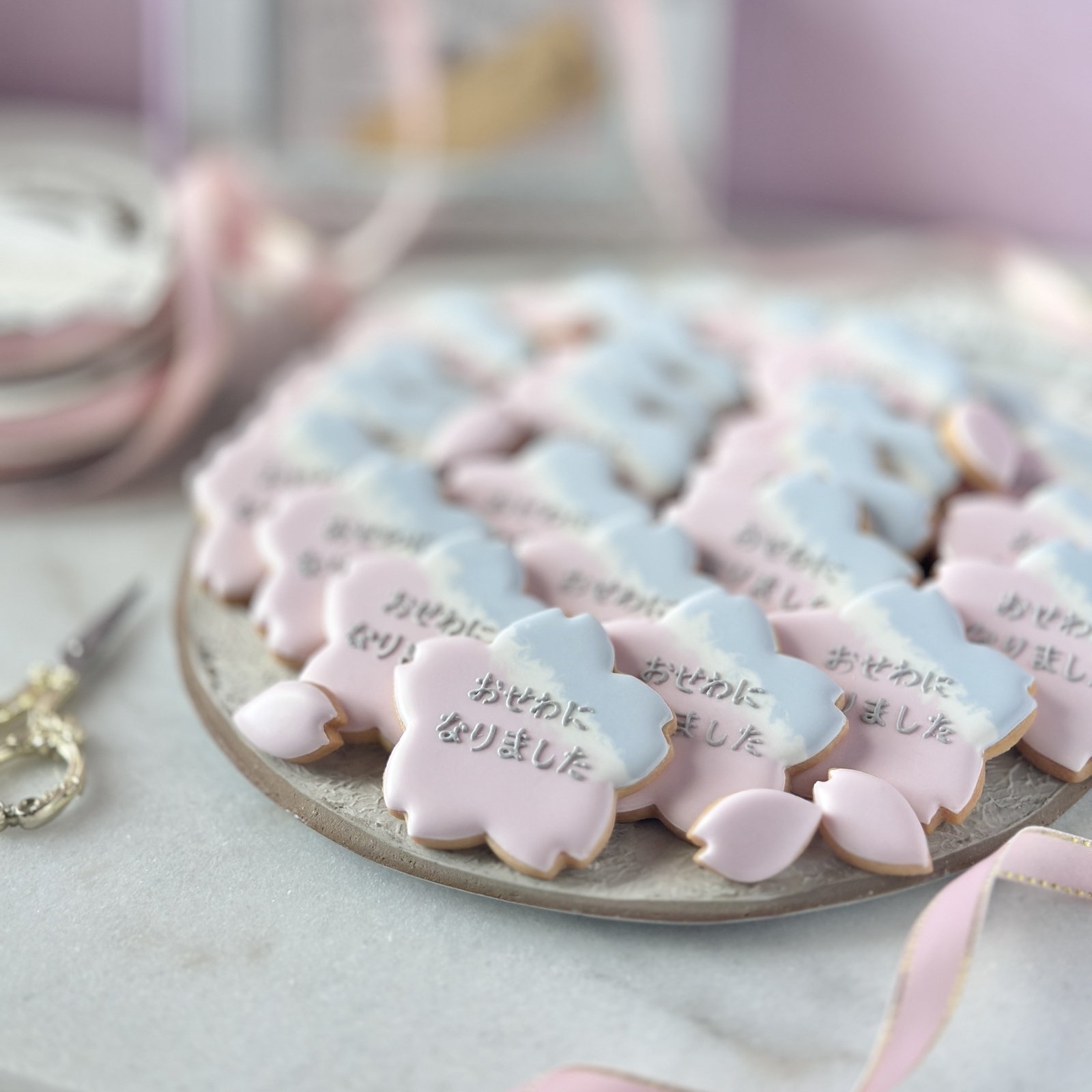 桜SAKURA〜春の空〜（5セット）❁ メッセージ入りプチギフト