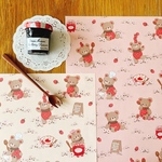 デザインペーパー『Very Berry Bear』🍓🧸🥄