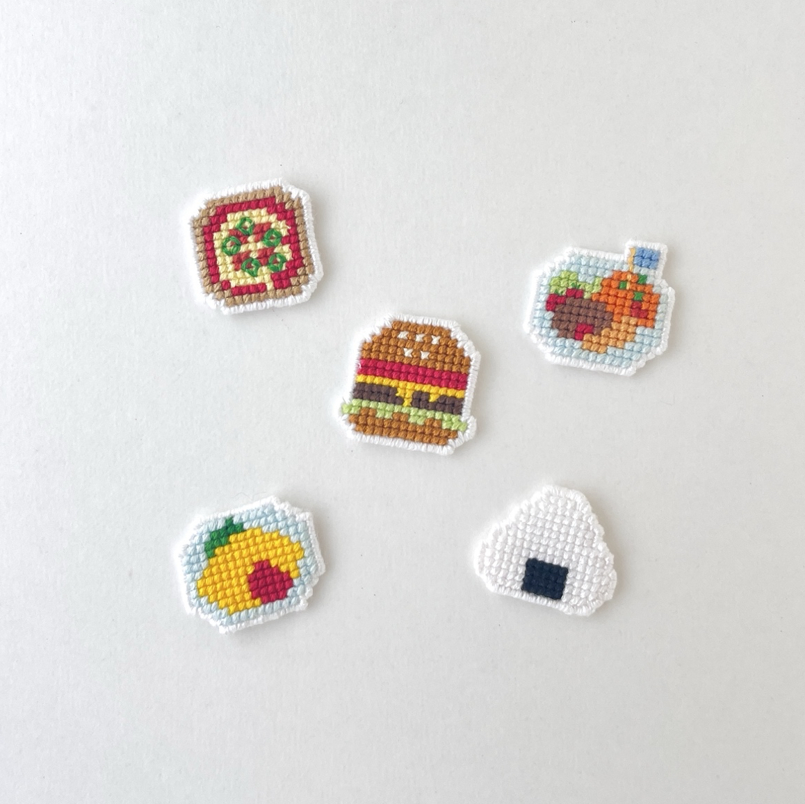 食べ物 刺繍 刺繍ワッペン 入園 入学 入園準備 幼稚園 保育園 ワッペン