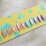 ゼリーマグネット🌙 大人可愛いシンプルネイル｜選べるカラー　大人/上品/オフィスネイル/くすみ/可愛い/淡色/シンプル/マグネット/フラッシュ/ラメ/春/夏/