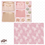 コラージュシート  Maison Rose ポーチ