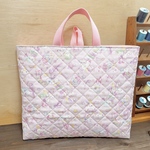 メッセージより/オーダー通園バッグ/縦33×43cmマチ5cm キルティング★プリンセスシルエット　女の子 レッスンバッグ｜通園通学用のかわいい巾着袋や入園オーダーHoshizora☆ほしぞら