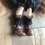 【再販】2513 黒レースのショート丈靴下  Blythe ブライス アウトフィット 洋服 リカちゃん