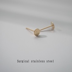 約50個サージカルステンレス平皿5ミリ▶︎Import parts No3369