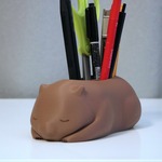ウォンバットのペン立て【3Dプリント製】　※受注製作