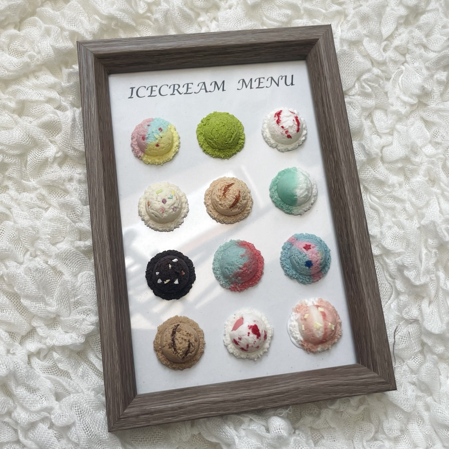 アイスクリームのメニューボード(受注生産) - 蛍の ICE CREAM SHOP 