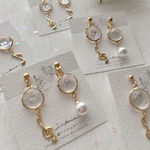 「愛の夢」の耳飾り イヤリング/ピアス