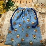 ⭐️今月の福袋⭐️【再12】二刀流巾着セットラスト①❤️23×17⭐️ミニポケットテイッシュカバー⭐️ミニポケットテイッシュケースセット⭐️野球⭐️コップ袋、給食袋などに