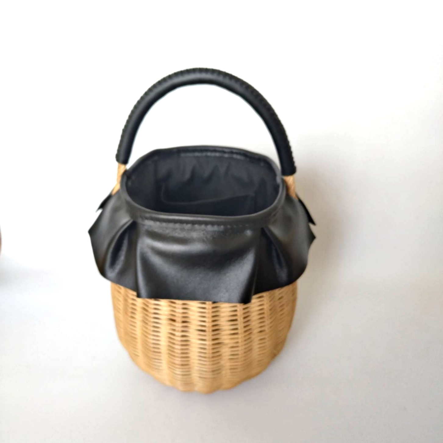 現品SALE〉カゴポシェット ラタンかごバッグ カゴショルダーバッグ