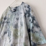 手染め1点ものタイダイTシャツ