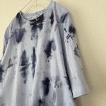 手染め1点ものタイダイTシャツ