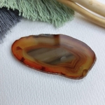 【送料無料】メノウプレート③青色47g