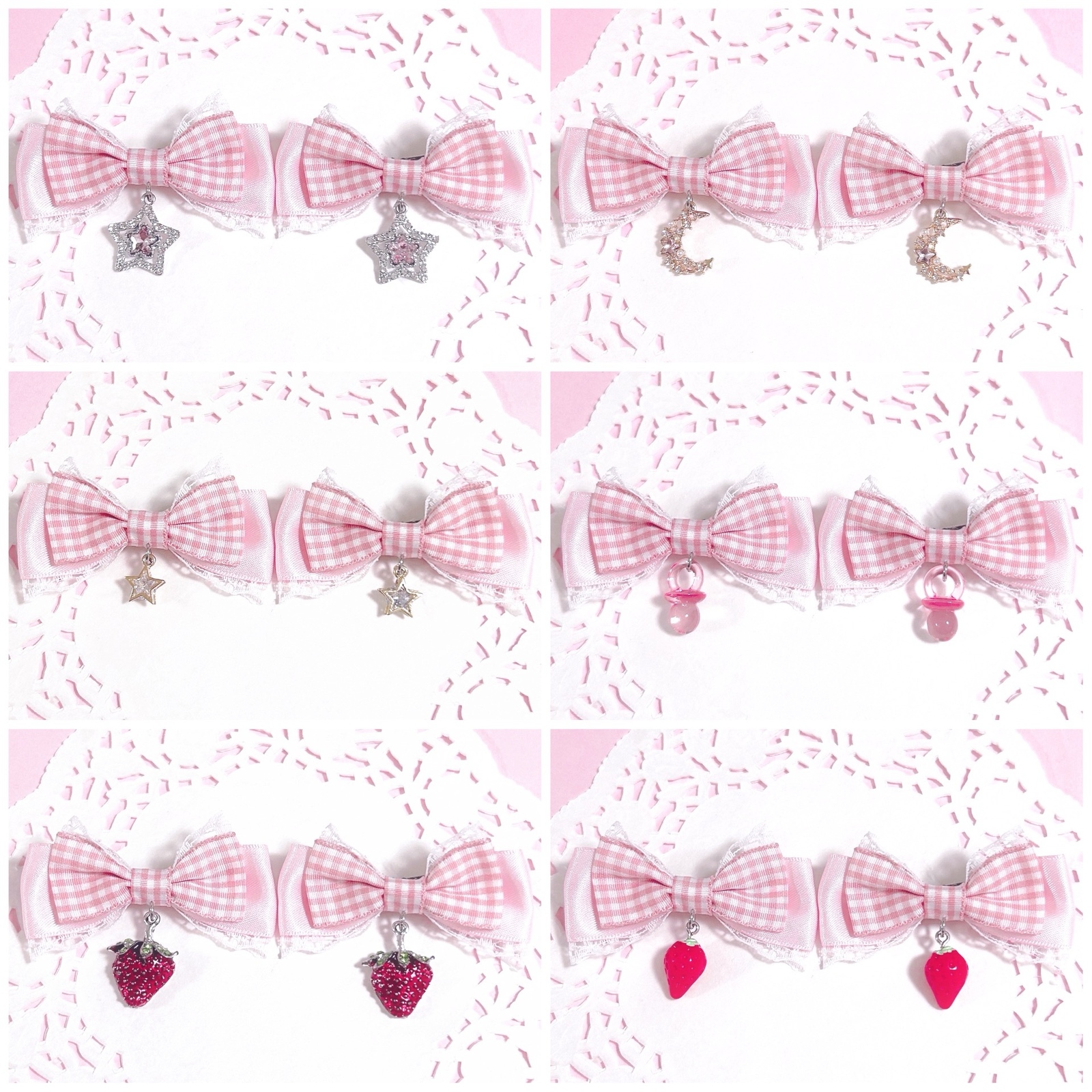 可愛いネックレス♡ ハート 白 虹色 ゴールド アクセサリー かわいい