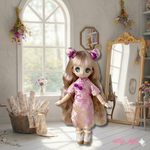 チャイナ服💕💕　ピンク　オビツ11.ピコニーモP用