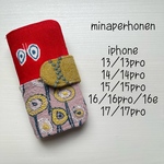ミナペルホネン 手帳型ケース　iPhone 13/13pro/14/14pro/15/15pro/16/16pro/16e17/17pro対応