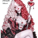 《No.N028》オリジナル人物ステッカー 女の子 シール ステッカー
