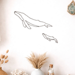 親子クジラ＊ワイヤーアート