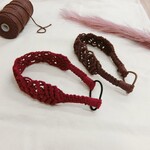 コットン素材のマクラメヘアバンド｜大人可愛い ターバン