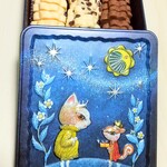 ☆カルピスバターのショートブレッド缶　　詰め合わせ（お菓子のミカタ・たなかしんさん　ネコとリス缶）