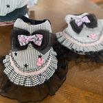 GURI♡VERY うさぎのハーネス　（ストライプ・スカート）