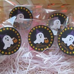 ハロウィンギフトシール（円）