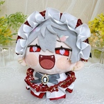 にじまるっと ちびぐるみ ふわふわツイードドレス レッド